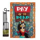 Breeze Decor Joyful Day Of Dead Garden Flag Set Fall 13 X18.5 Inches Double-Sided Decorative House Decoration Yard Banner | 18.5 H x 13 W in | Wayfair