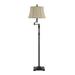 Canora Grey Mashantucket 61" Swing Arm Floor Lamp Metal in Black/Brown/White | 61 H x 21 W x 16 D in | Wayfair E360EAB1F4C84DE6A649E8E63D61E453