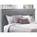 Viv + Rae™ Kindig Solid Wood Universal Panel Headboard w/ Attachable Device Charger Wood in Gray | 50 H x 64.625 W x 2 D in | Wayfair