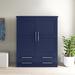 Wade Logan® Mandell Armoire Wood in Blue | 72 H x 48 W x 21 D in | Wayfair 32C7475A0C524D78AA05BBDB6EAF3C7A