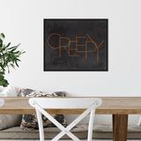 The Holiday Aisle® Haunted IV Creepy by Jess Aiken - Floater Frame Textual Art on Canvas in Black | 16 H x 19.62 W x 1.875 D in | Wayfair