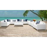 Miami 11 Piece Outdoor Wicker Patio Furniture Set 11a