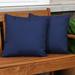 Sunnydaze 2 Outdoor Decorative Throw Pillows - 17 x 17-Inch