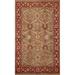 Traditional Floral Agra Oriental Area Rug Hand-knotted Wool Carpet - 5'7" x 8'8"