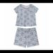 Disney Pajamas | Disney Kids' 2-Piece Pj Set | Color: Gray | Size: 4tg