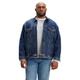 Men's Big & Tall Denim Trucker Jacket by Levi's® in Colusa Stretch (Size 4XL)