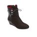 Wide Width Women's The Nala Boot by Comfortview in Black (Size 9 1/2 W)