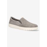 Women's Aviana Slip On Sneaker by Bella Vita in Grey Suede (Size 12 M)