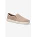 Women's Aviana Slip On Sneaker by Bella Vita in Almond Suede Leather (Size 10 M)