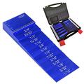 15Pcs Setup Blocks Height Gauge Set, Precision Blue Aluminum Setup Bars for Router and Table Saw Accessories Woodworking Set Up