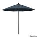 California Umbrella 7.5' Rd.. Aluminum Frame, Fiberglass Rib Market Umbrella, Push Open, Bronze Finish, Pacifica Fabric