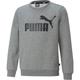 PUMA Kinder Sweatshirt ESS Big Logo Crew FL B, Größe 128 in Grau