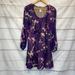 J. Crew Dresses | J.Crew Silk Long Sleeve Maisie Dress Purple Size 6 | Color: Purple | Size: 6