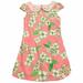 Lilly Pulitzer Dresses | Lilly Pulitzer Sz 8 Pink Collared Floral Dress | Color: Green/Pink | Size: 8g