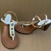 Coach Shoes | Coach Sandals, Size 6b | Color: Tan/White | Size: 6