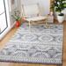 Gray/White 48 x 0.39 in Indoor Area Rug - Bungalow Rose Pezanetti Southwestern Handmade Tufted Gray/Ivory Area Rug Wool | 48 W x 0.39 D in | Wayfair