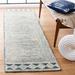 Blue/Navy 0.43 in Indoor Area Rug - Dakota Fields Cody Handmade Tufted Wool Ivory/Navy Area Rug Wool | 0.43 D in | Wayfair