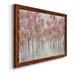Red Barrel Studio® Blushing Spring - Picture Frame Painting on Canvas Canvas, Solid Wood in Black/Blue/Green | 20 H x 17 W x 1.5 D in | Wayfair