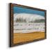Highland Dunes The Challenge - Picture Frame Photograph on Canvas Canvas, Solid Wood in Black/Blue/Green | 31 H x 44 W x 1 D in | Wayfair