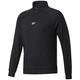 Reebok Men's Workout Ready Quarter Zip Hoodie Sweatshirt (Long Sleeve), Black, L