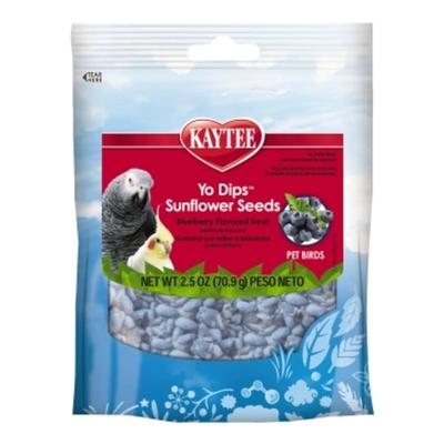 Kaytee Fiesta Blueberry Flavored Yogurt Dipped Sunflower Seeds Bird Treat