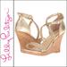 Lilly Pulitzer Shoes | Lilly Pulitzer Maddie Wedge | Color: Gold/Tan | Size: 9.5