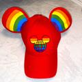Disney Accessories | Disney Mickey Mouse Pride Hat | Color: Red | Size: Os