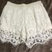 American Eagle Outfitters Shorts | American Eagle Ivory Crochet Lace Shorts, Like New | Color: Cream/White | Size: M