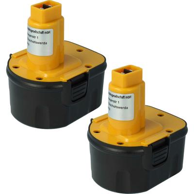 2x Akku Ersatz für Rems 571510, 571510 R12, 571513 für Elektrowerkzeug (2000mAh NiMH 12 v) - Vhbw