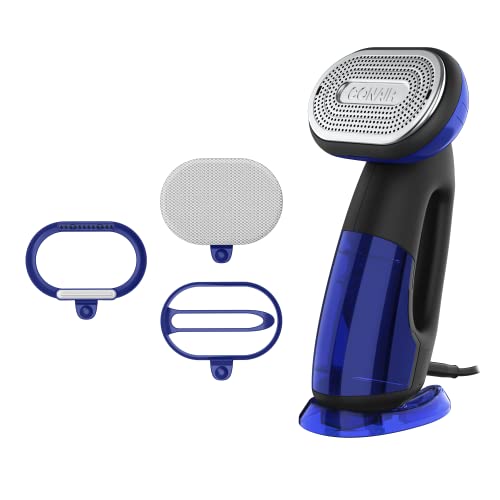 Conair Turbo ExtremeSteam 1875 Watt Handheld Fabric, 2-in-1 Steam and Iron Garment Steamer, One Size, Black/Blue