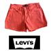 Levi's Shorts | Levi’s Coral/Orange Raw Frayed Hem Jean Shorts 8 | Color: Orange | Size: 8