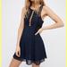 Free People Dresses | Free People Wherever You Go Mini Sleeveless Dress | Color: Blue | Size: 2