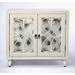 One Allium Way® 2 Door Accent Cabinet Wood in White | 30 H x 32 W x 16 D in | Wayfair BAAA06A89F2C4C21BDE03BA178B9929B