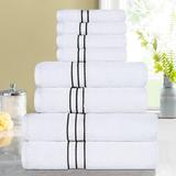 Latitude Run® Josann 800 GSM Solid Highly Absorbent 8-Piece 100% Turkish Cotton Towel Set Terry Cloth | 30 W in | Wayfair
