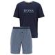 BOSS Men's Urban Short Set Pajama, Dark Blue403, M