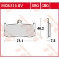 TRW Lucas Sintered lining MCB816SV