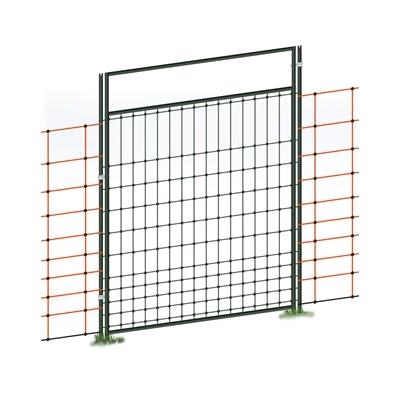 Tür für Elektrozaunnetze, elektrifizierbar, Komplettset, 125cm Image