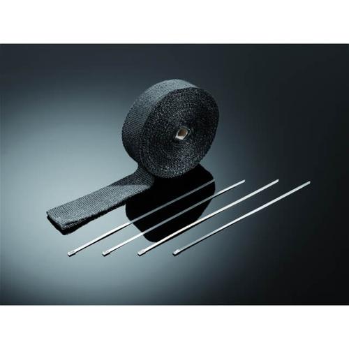 HIGHWAY HAWK Auspuff Hitzeschutzband, 10m, schwarz