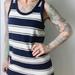 J. Crew Dresses | Jcrew Rugby Striped Tank Dress | Color: Blue/White | Size: M