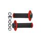 PROGRIP Handlebar saisit 708, noir/rouge, Lock-On Grips, noir-rouge