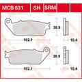 TRW Lucas Sintered doublure MCB631SH