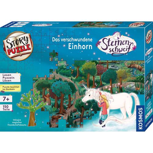 Kosmos Puzzle StoryPuzzle, Sternenschweif, Das verschwundene Einhorn, Made in Germany bunt Kinder Ab 6-8 Jahren Altersempfehlung