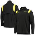 Men's Nike Black Oregon Ducks 2021 Team Coach Quarter-Zip Jacket