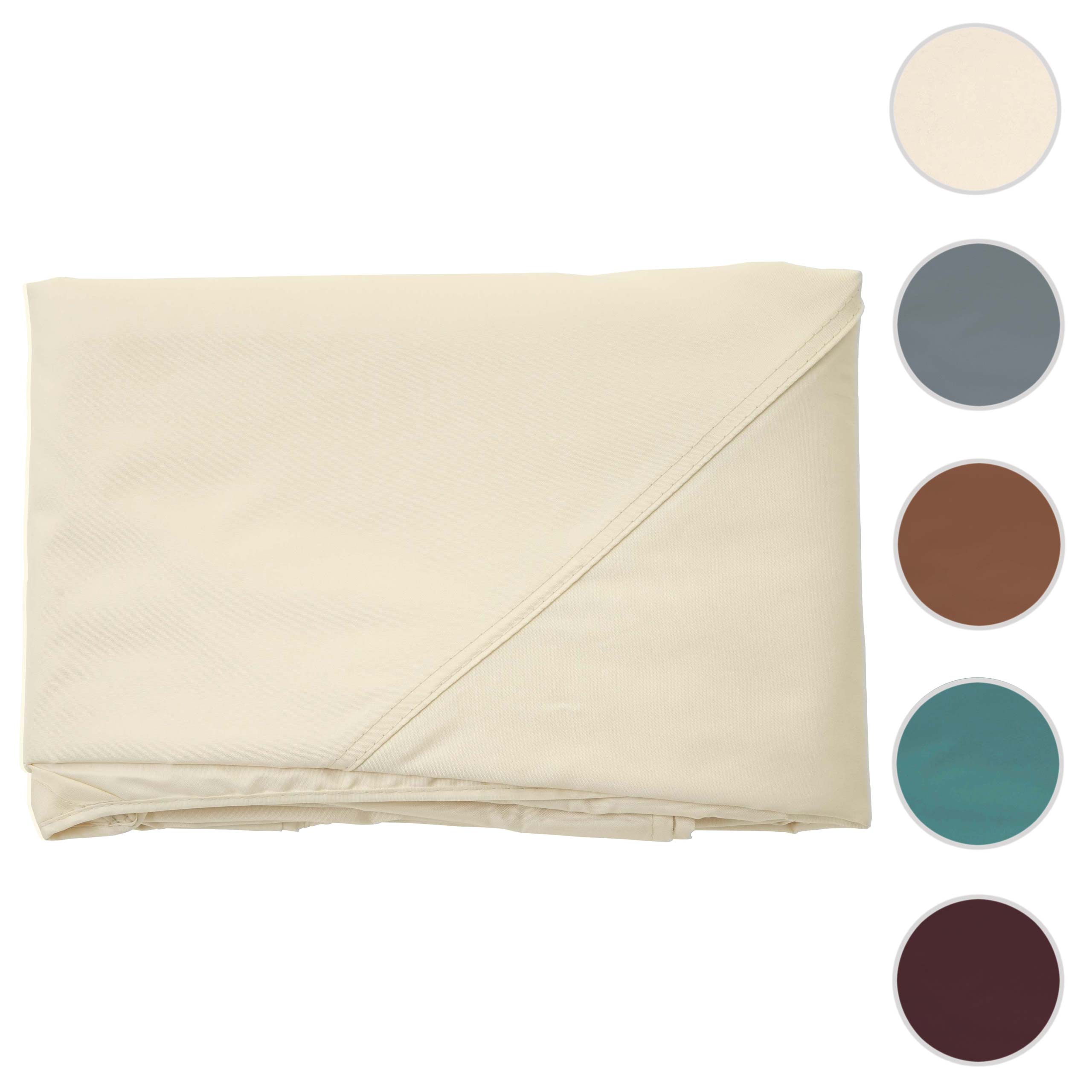 Ersatzbezug für Dach Pergola Pavillon Almeria Ø 3m ~ terracotta-braun Image