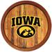 Iowa Hawkeyes 21'' x Color Logo Faux Barrel Top Sign