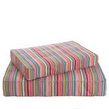 Pine Cone Hill Bright Stripe Dog Pillow/Classic Plastic | 7 H x 44 W x 34 D in | Wayfair FR525-L