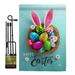 Ornament Collection Easter 2-Sided Polyester 18 x 13 in. Flag Set in Green | 18.5 H x 13 W in | Wayfair OC-EA-GS-192373-IP-BO-D-US20-OC