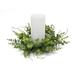 "Eucalyptus Candle Ring 17.5""D Plastic (Fits a 6"" Candle) - Melrose International 82850DS"