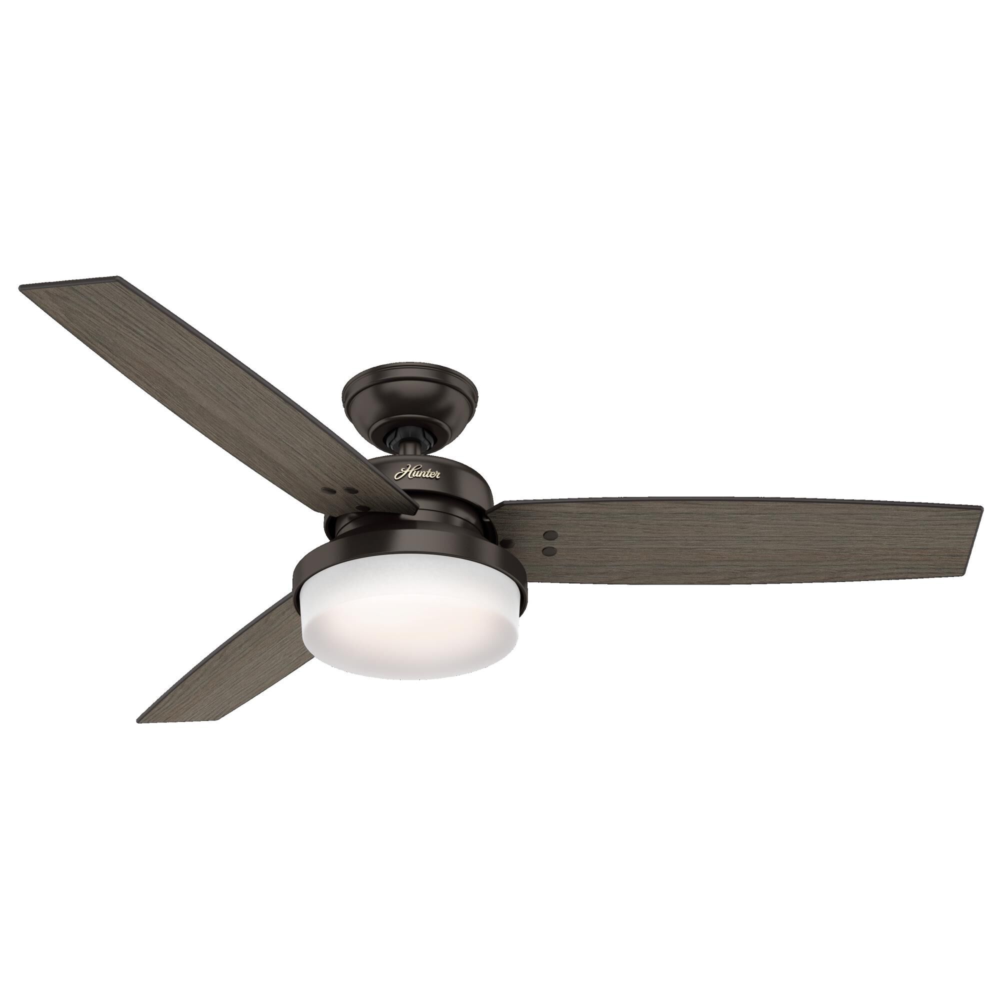 Hunter Fan Sentinel 52 Inch Ceiling Fan with Light Kit - 59210
