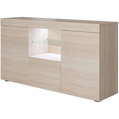 Sideboard mit led Küchenschrank Kommode Wohnzimmerschrank Aufbewarungsschrank Buffet Esszimmer Image
